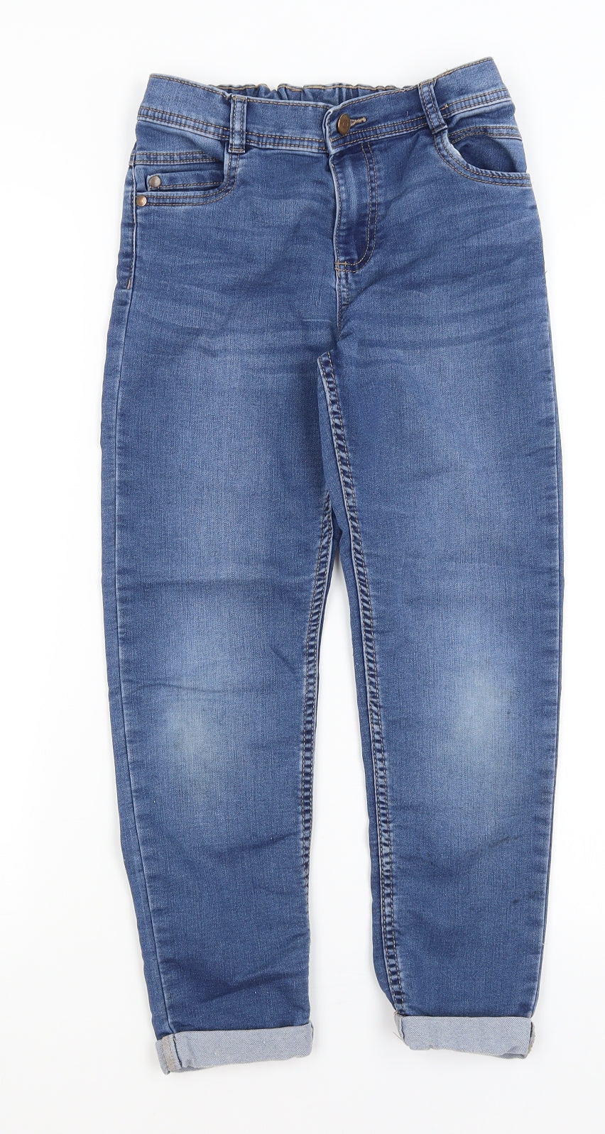 Nutmeg Girls Blue   Straight Jeans Size 9-10 Years