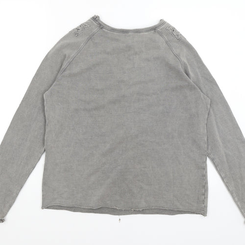 H&M Womens Grey   Pullover Jumper Size M