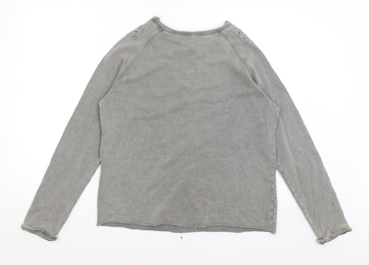 H&M Womens Grey   Pullover Jumper Size M