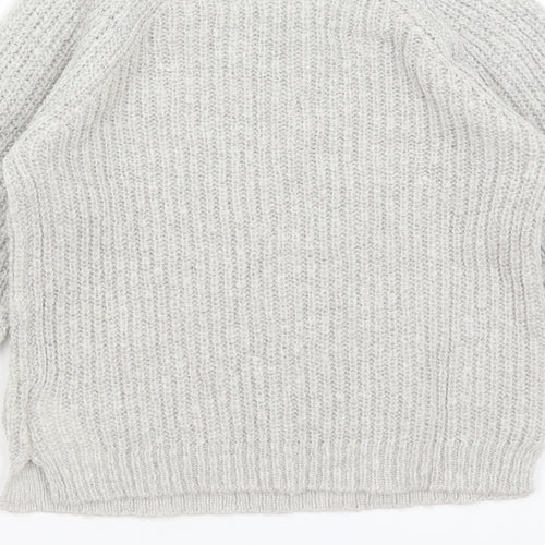 Vertbaydet Girls Grey   Pullover Jumper Size 8 Years