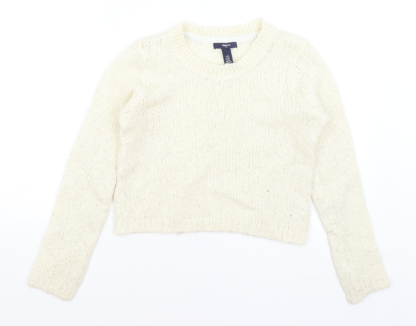 Gap Girls Ivory   Pullover Jumper Size 12 Years