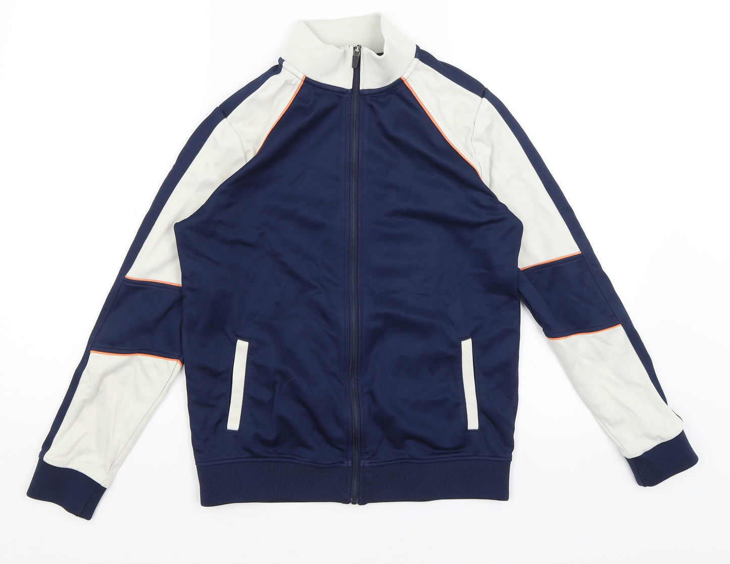 M&S Boys Blue   Full Zip Jumper Size 12-13 Years