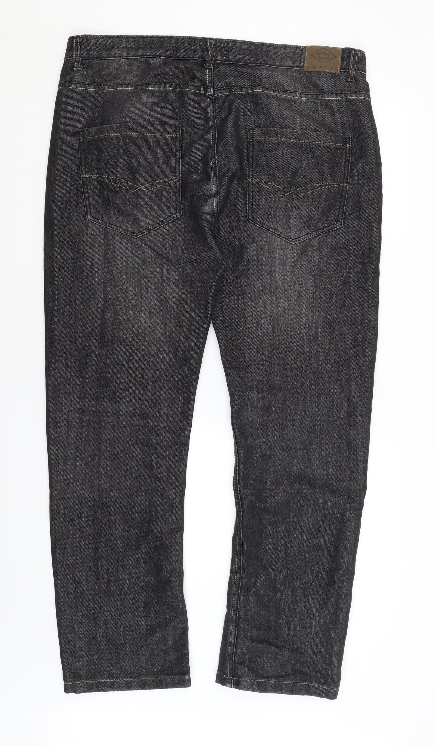 Lee Cooper Mens Grey   Straight Jeans Size 36 in L29 in