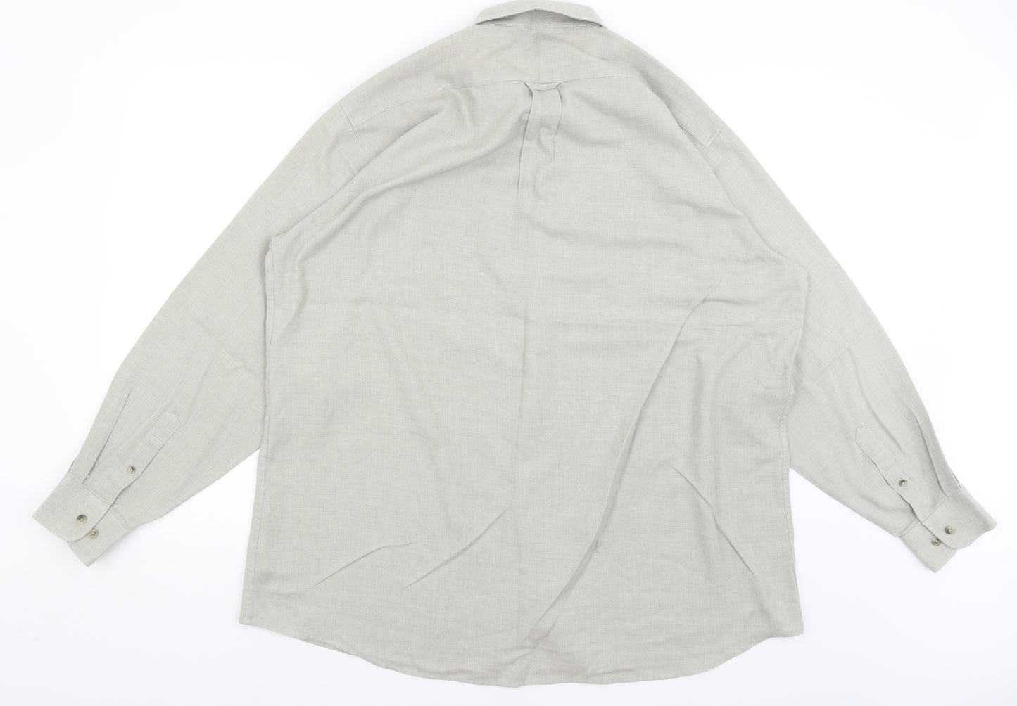 Antartex Mens Grey    Button-Up Size XL