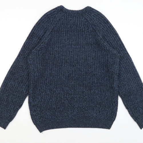 P G Field Mens Blue   Pullover Jumper Size L