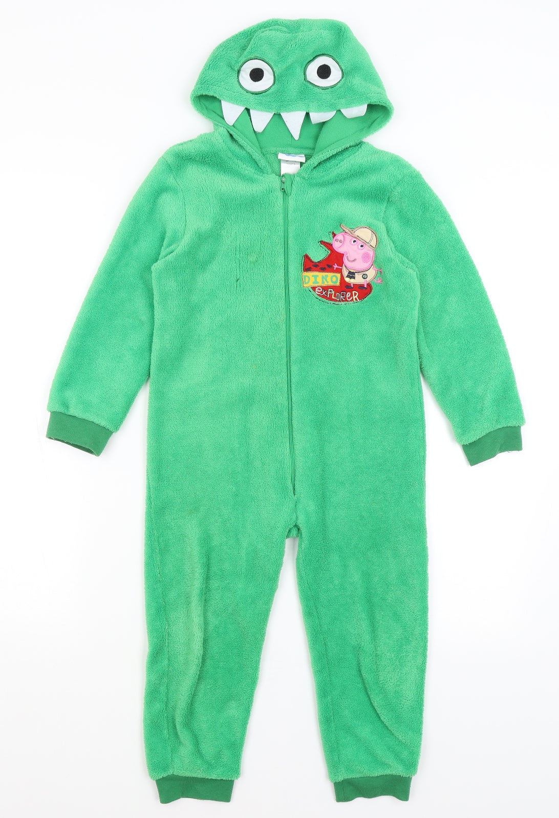 Peppa Pig Boys Green Solid   One Piece Size 3-4 Years