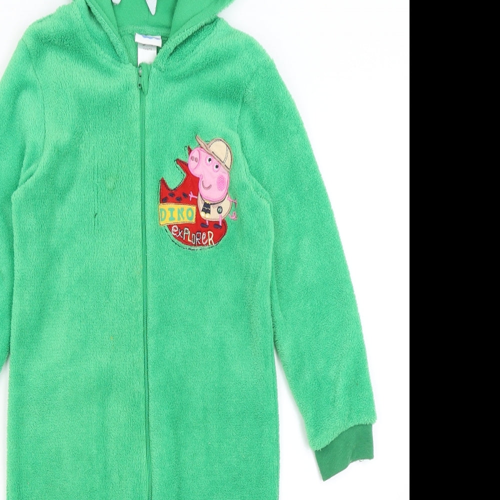 Peppa Pig Boys Green Solid   One Piece Size 3-4 Years