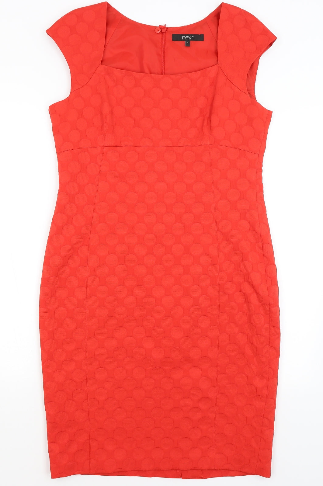 NEXT Womens Red   Pencil Dress  Size 14