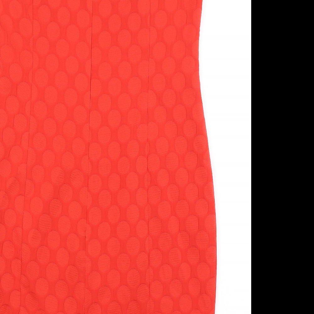 NEXT Womens Red   Pencil Dress  Size 14
