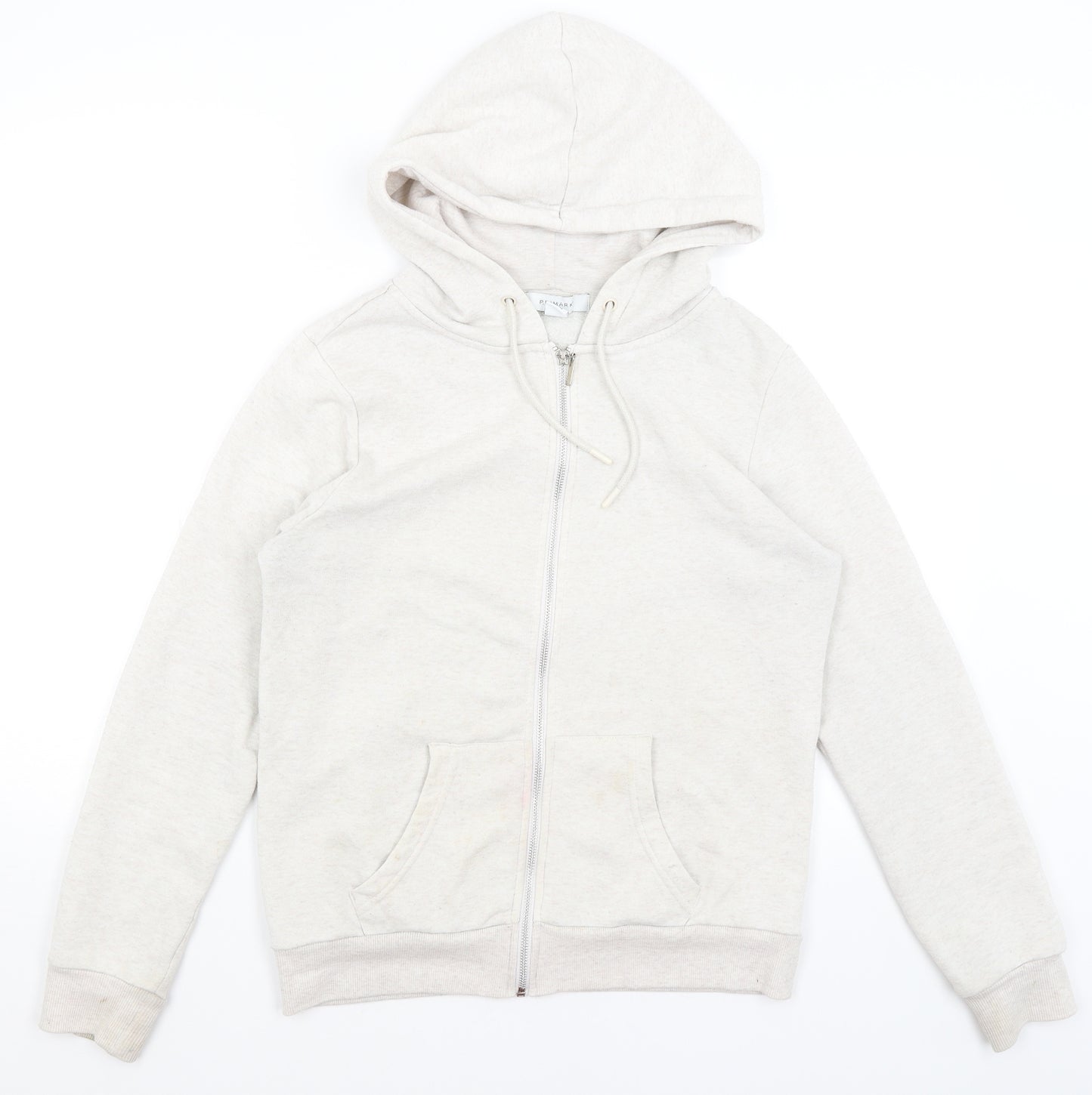 Primark Womens Ivory   Full Zip Hoodie Size S