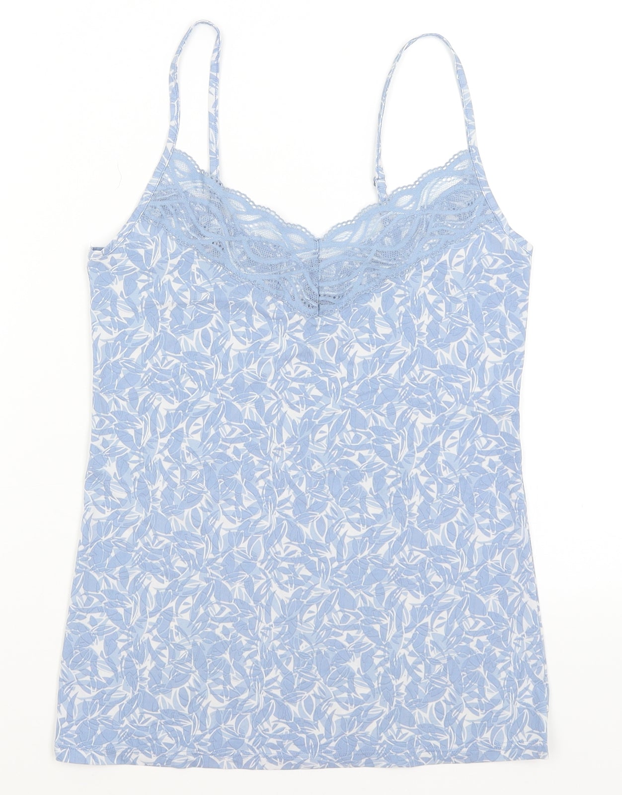 M&S Womens Blue   Camisole Tank Size 10