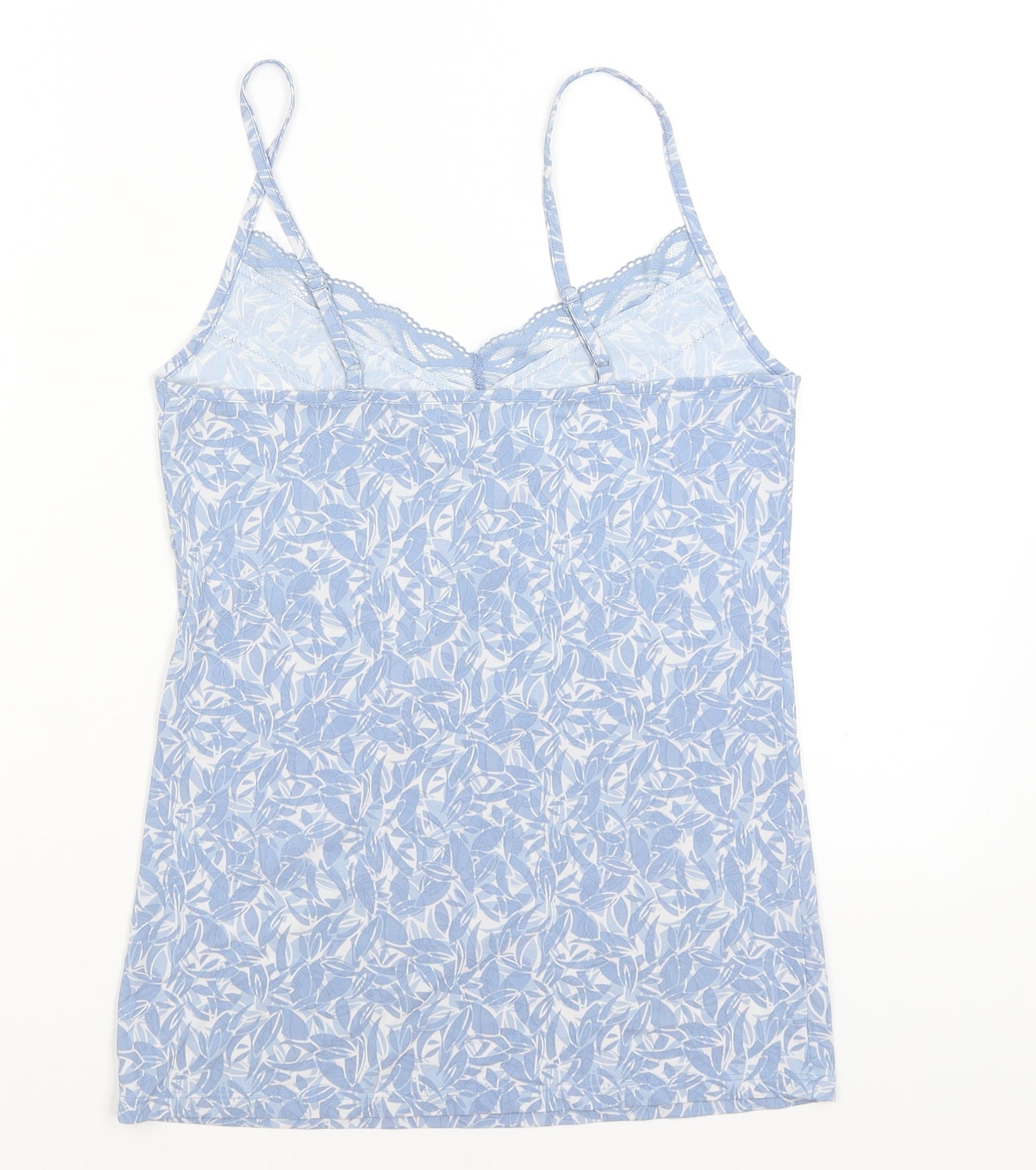 M&S Womens Blue   Camisole Tank Size 10