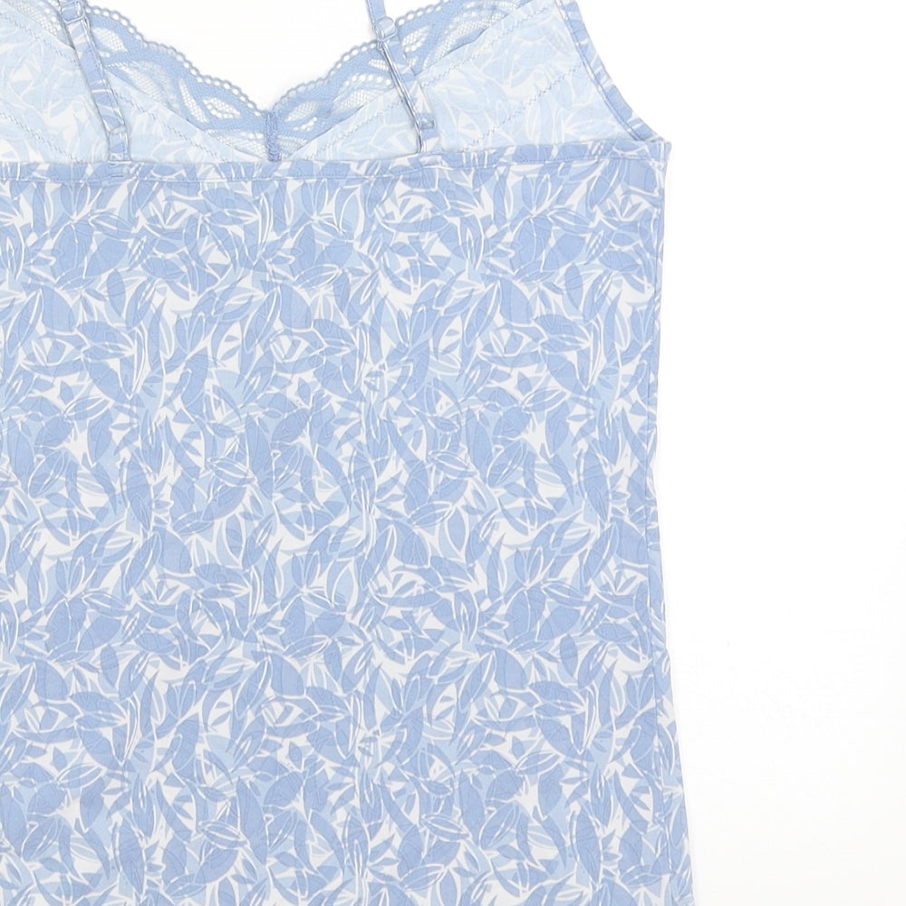 M&S Womens Blue   Camisole Tank Size 10