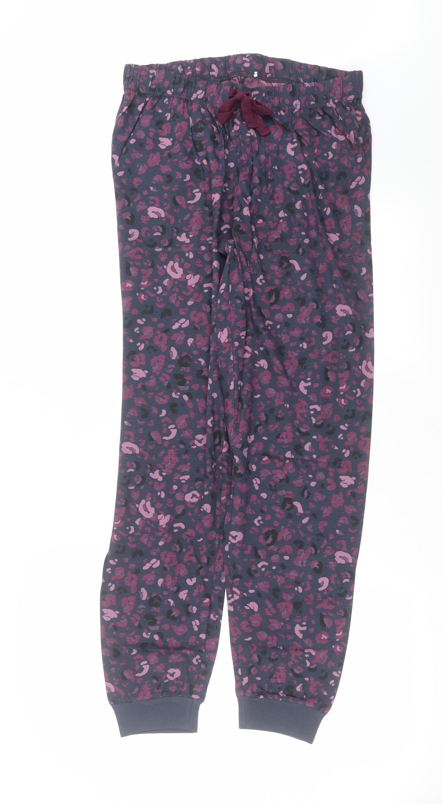Primark Womens Blue Animal Print   Pyjama Pants Size S