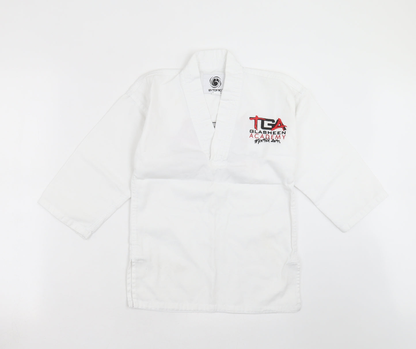 bytomic Boys White   Basic Casual Size 5 Years  - Martial Arts