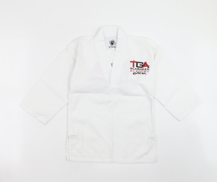 bytomic Boys White   Basic Casual Size 5 Years  - Martial Arts