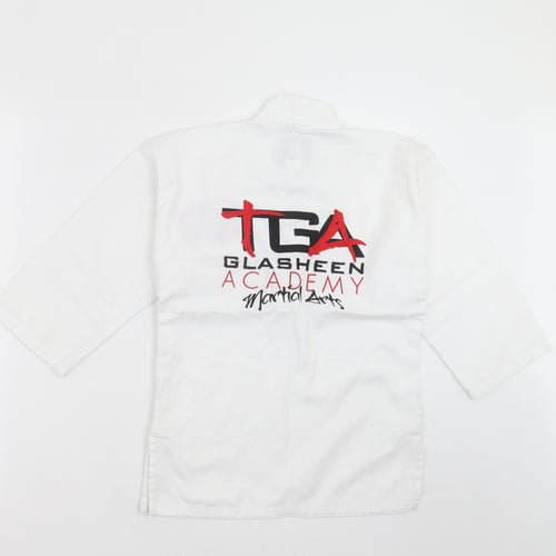 bytomic Boys White   Basic Casual Size 5 Years  - Martial Arts