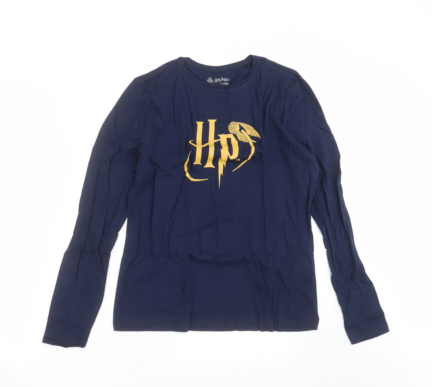LIDL Womens Blue Solid  Top Pyjama Top Size S  - Harry Potter