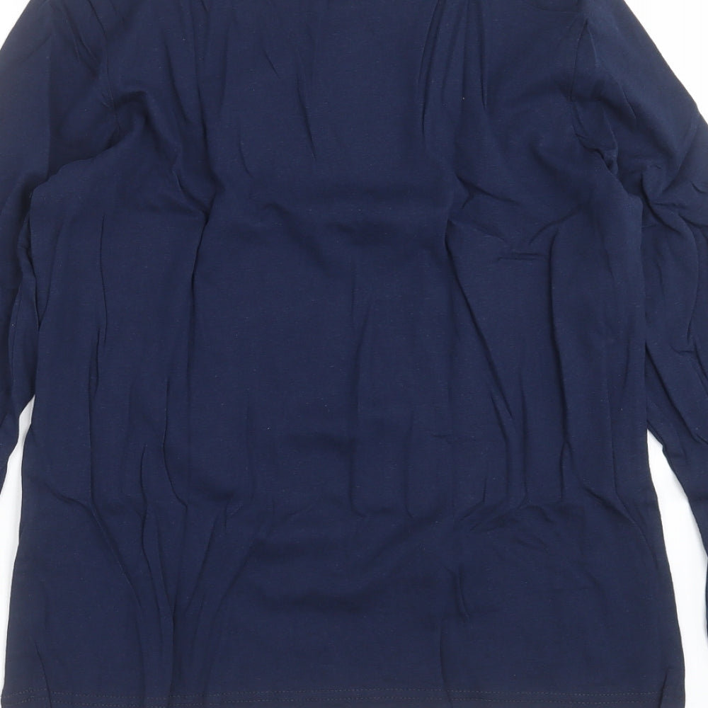 LIDL Womens Blue Solid  Top Pyjama Top Size S  - Harry Potter