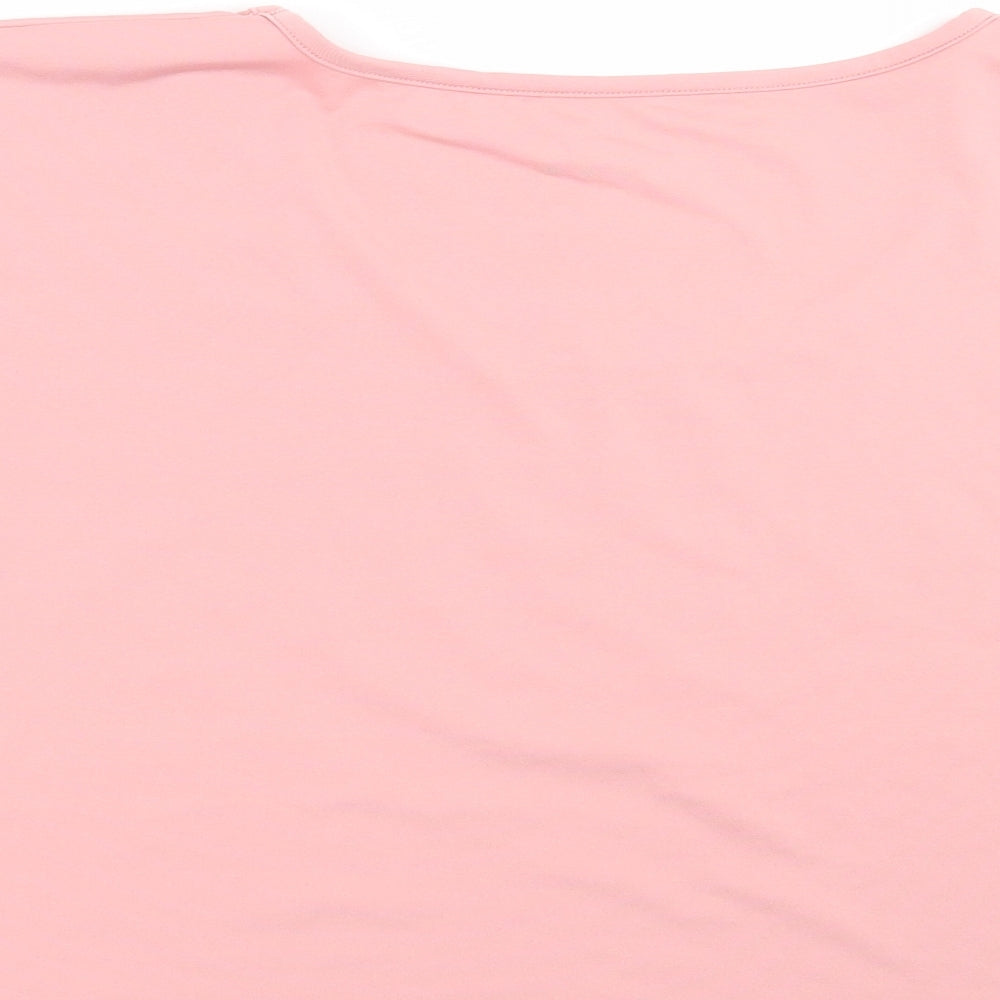 SOULUXE Womens Pink   Cropped T-Shirt Size M  - one and only