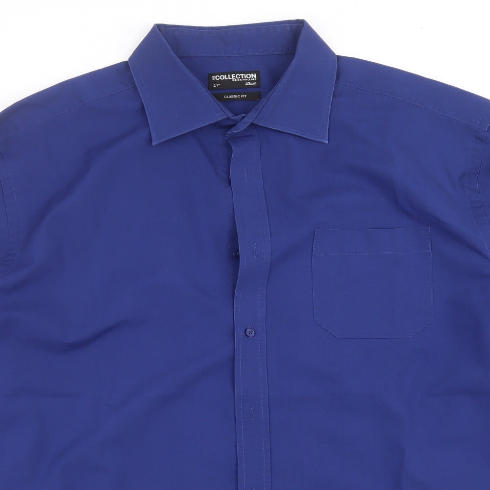 Debenhams Mens Blue    Button-Up Size 17