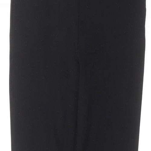 Papaya Womens Black   Trousers  Size 10 L27 in