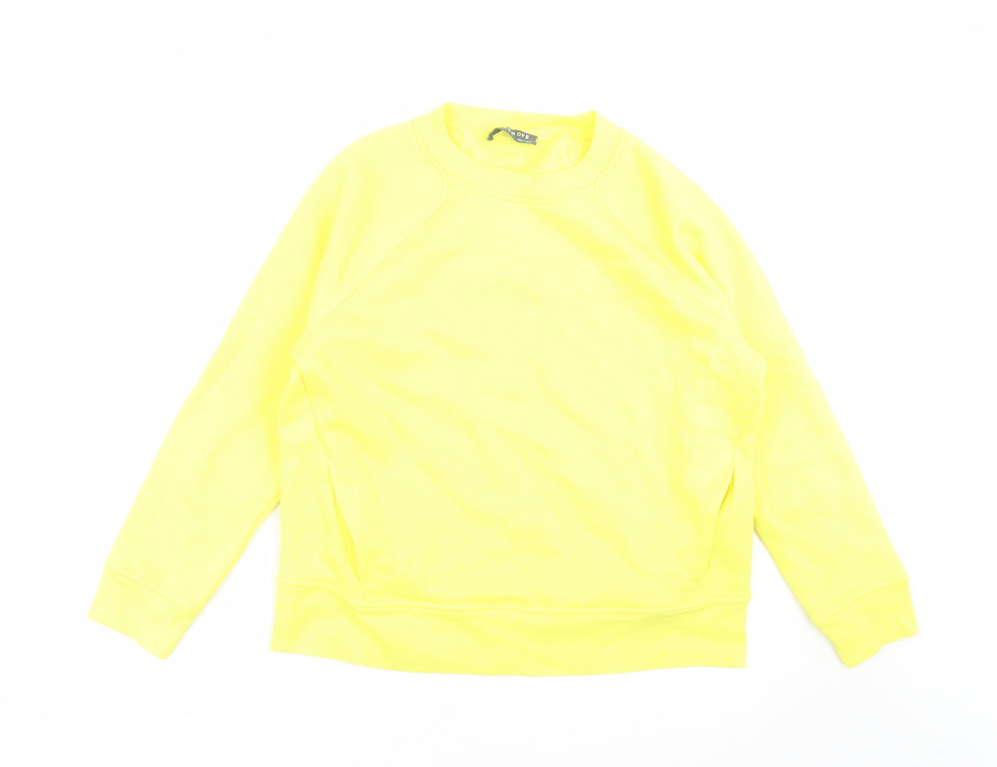 Marks and Spencer Womens Yellow   Pullover Sweatshirt Size 12