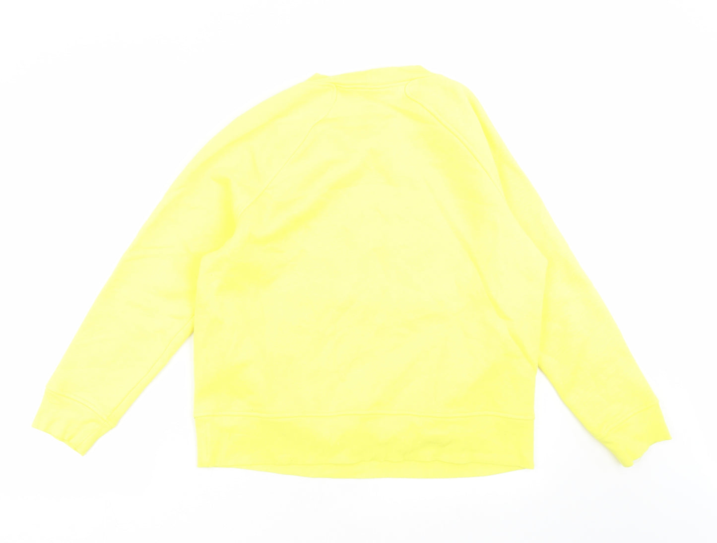 Marks and Spencer Womens Yellow   Pullover Sweatshirt Size 12