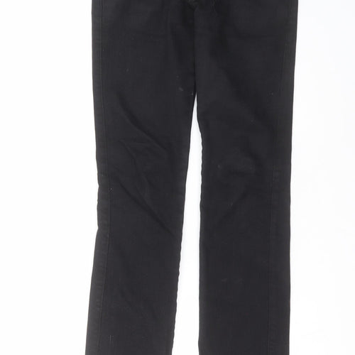 future generation Womens Black  Denim Straight Jeans Size 10 L31 in