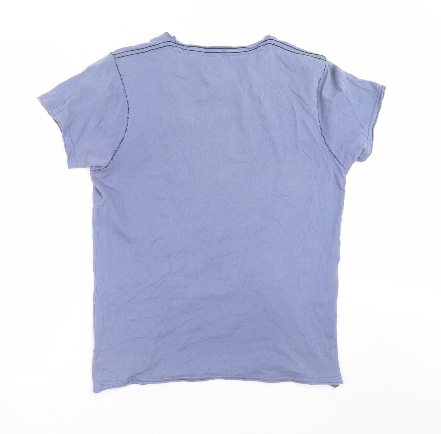 JACK & JONES Mens Blue    T-Shirt Size L