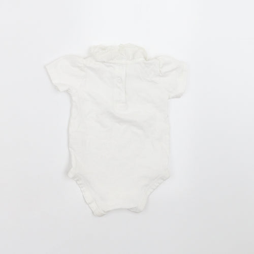 TU Baby White   Babygrow One-Piece Size 3-6 Months
