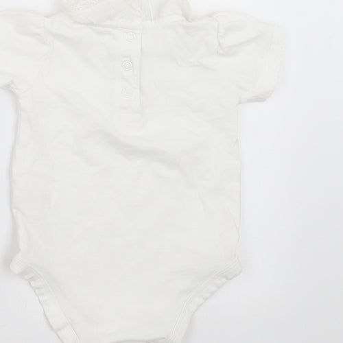 TU Baby White   Babygrow One-Piece Size 3-6 Months