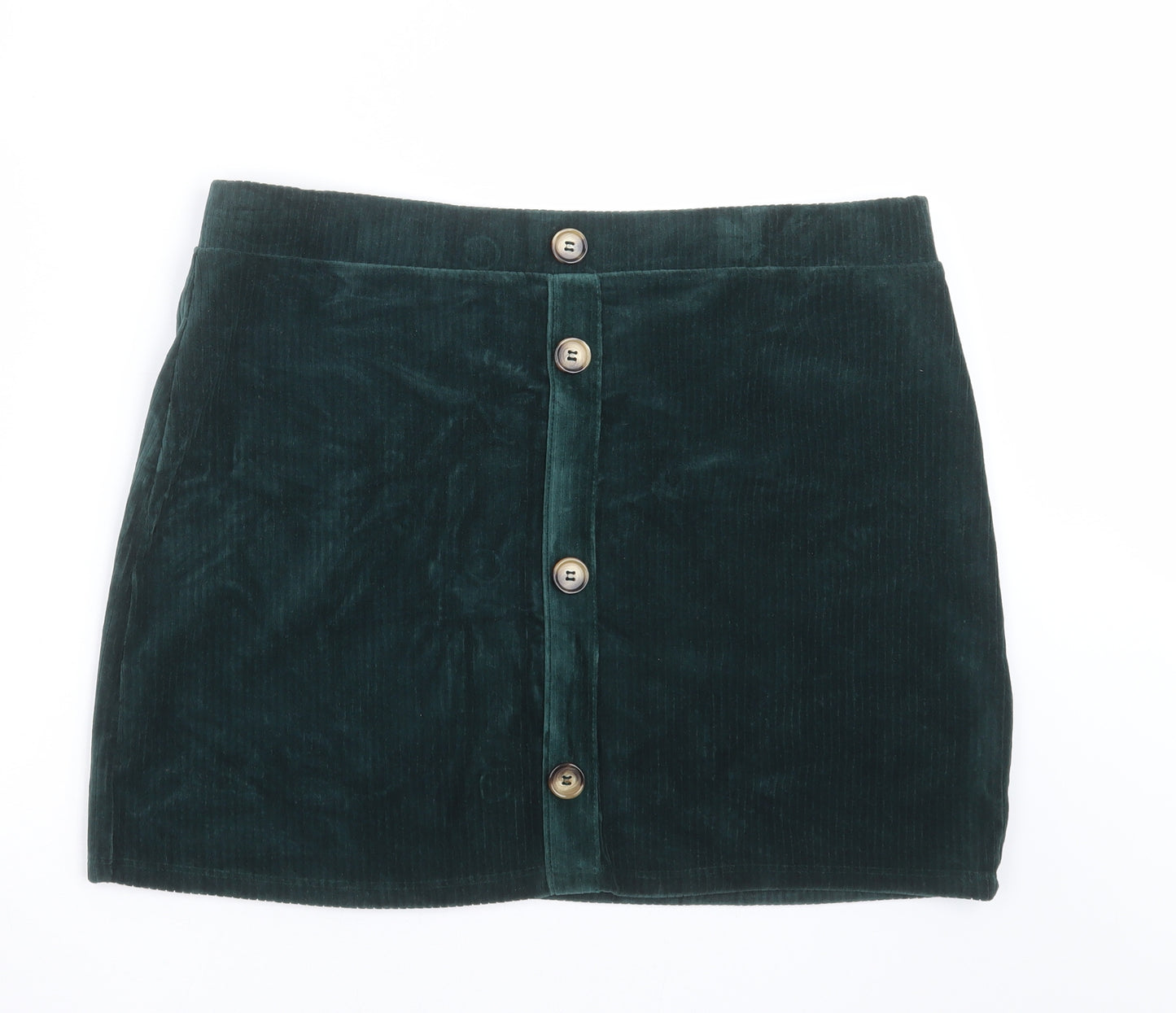 George Womens Green Striped  A-Line Skirt Size 18