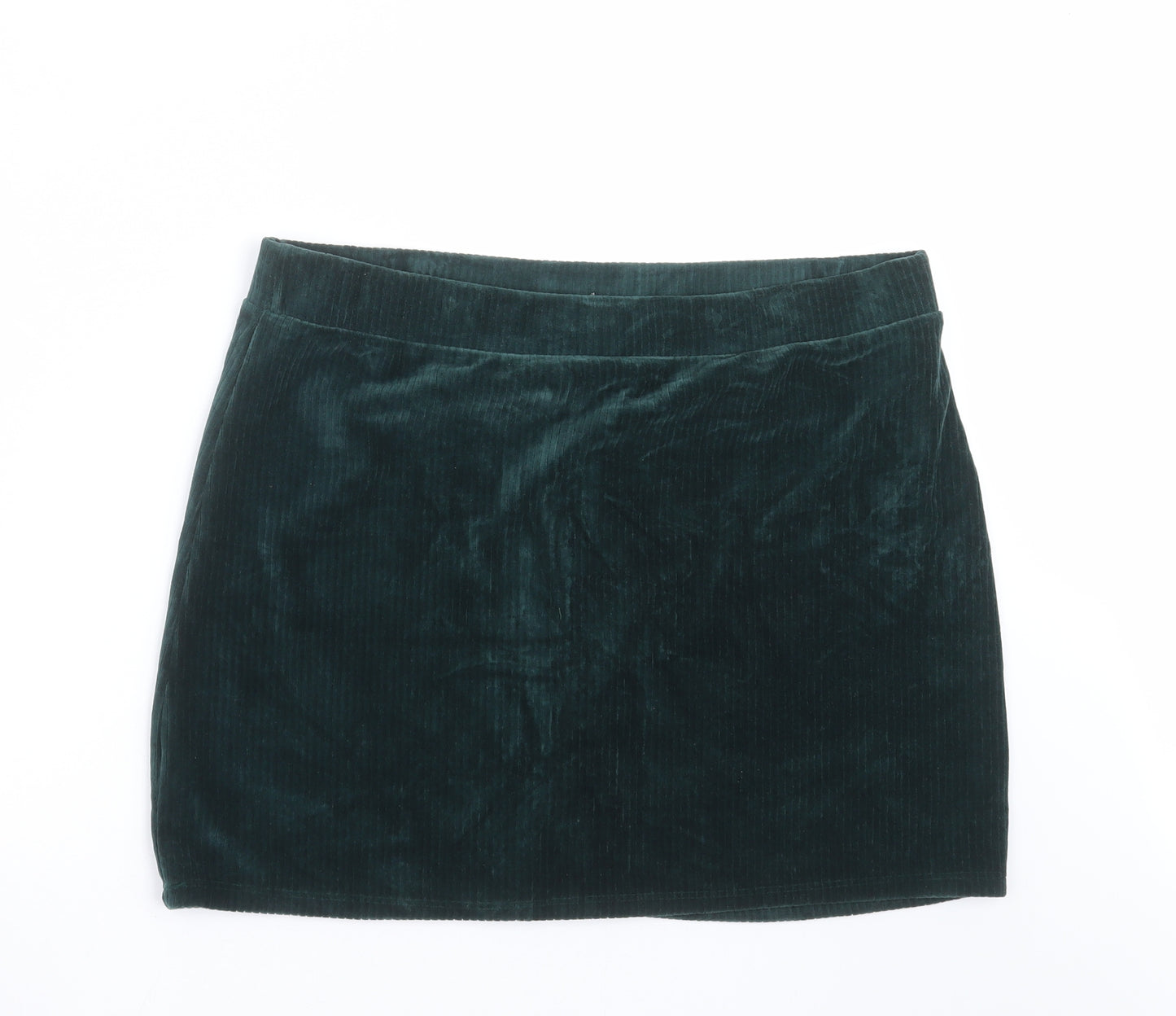 George Womens Green Striped  A-Line Skirt Size 18