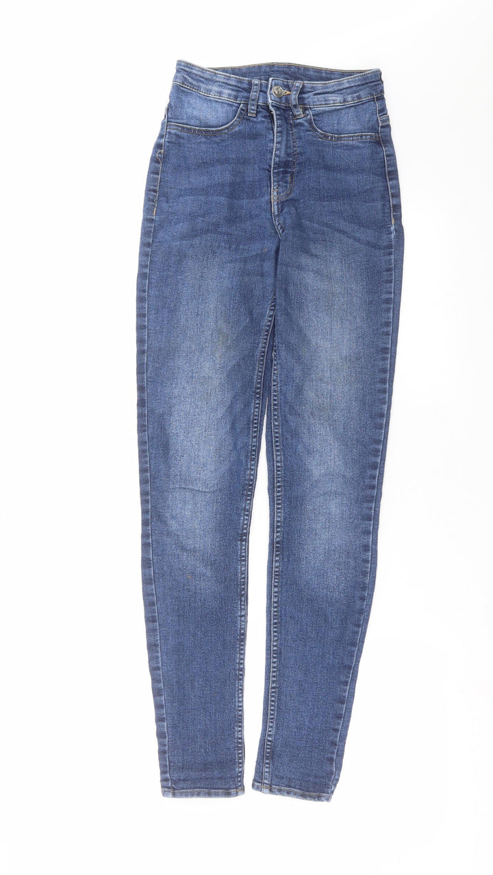 Divided by H&M Womens Blue Denim Skinny Jeans Size 6 L29 in