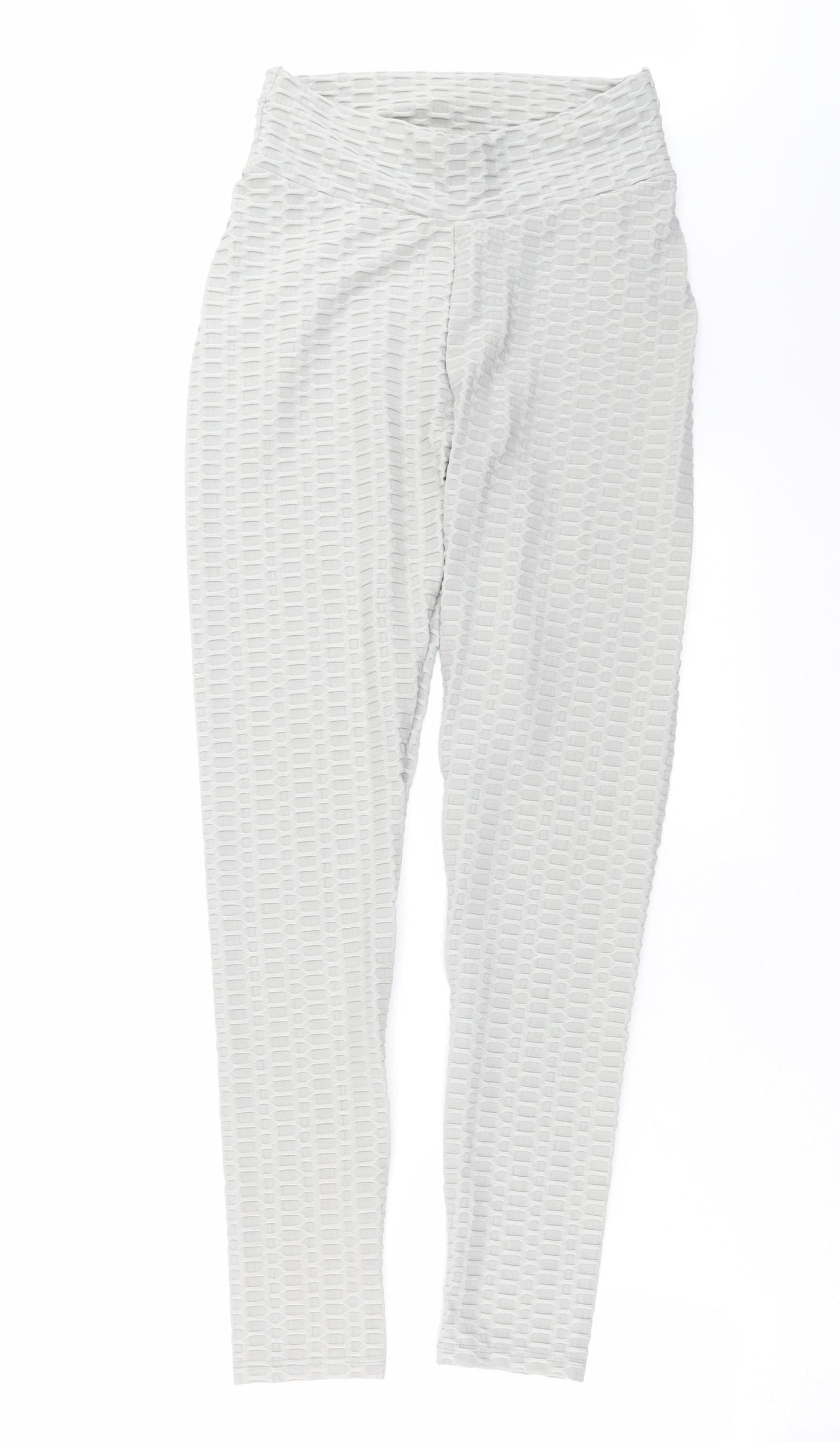Preworn Womens Grey Geometric   Leggings Size S L29 in