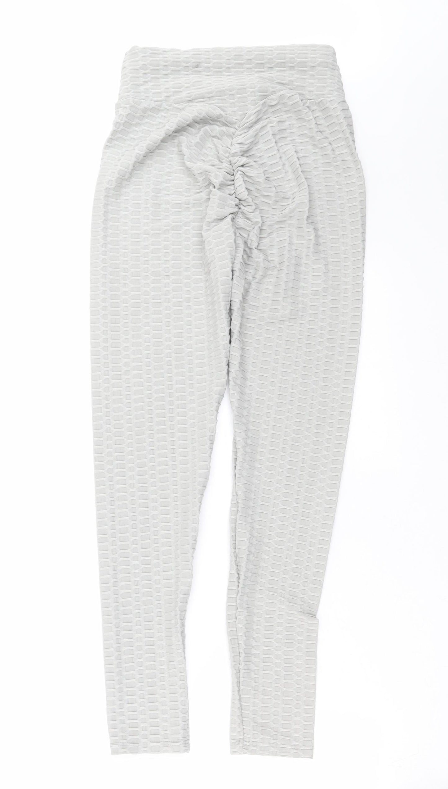 Preworn Womens Grey Geometric   Leggings Size S L29 in