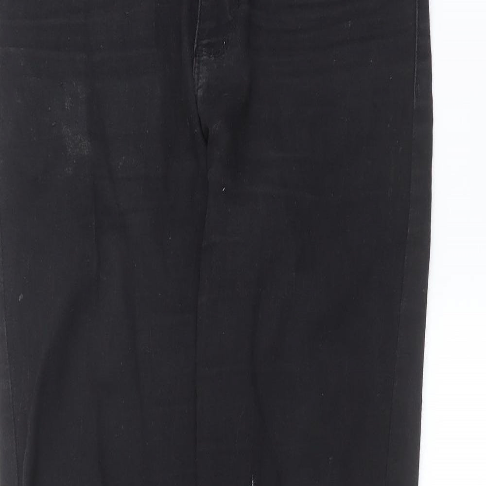 Primark Womens Black  Denim Skinny Jeans Size 12 L29 in