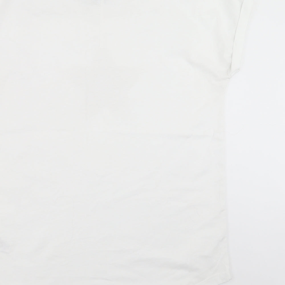 NEXT Womens White   Basic T-Shirt Size 8  - star
