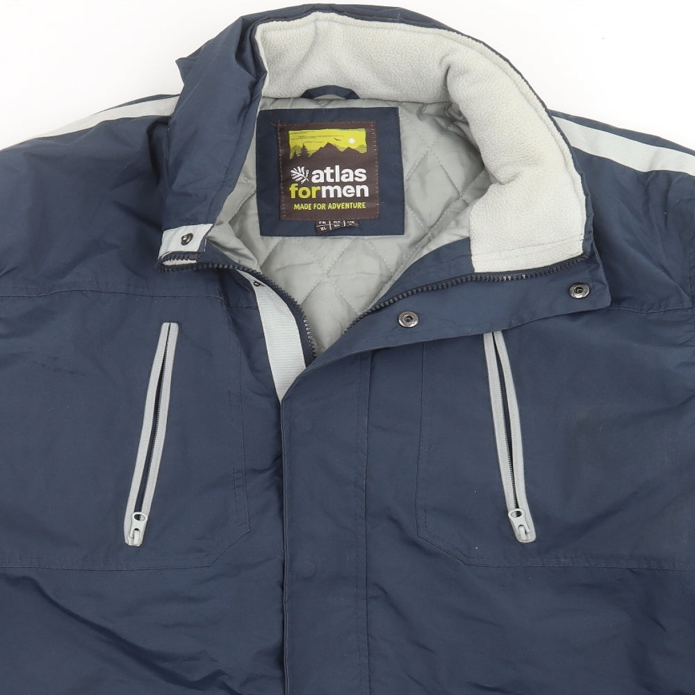 atlas for men Mens Blue   Jacket Coat Size L