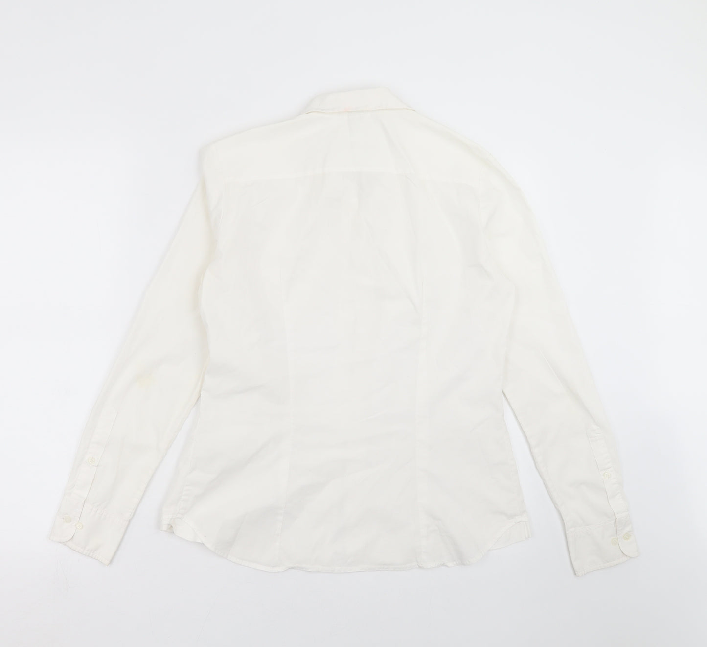 H&M Womens White   Basic Button-Up Size 12