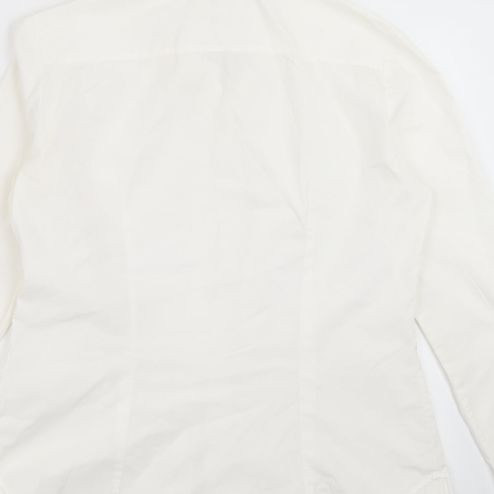 H&M Womens White   Basic Button-Up Size 12