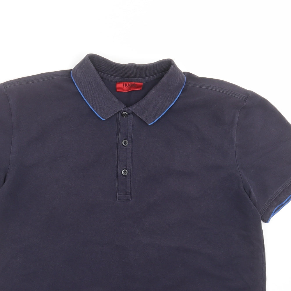HUGO BOSS Mens Blue    Polo Size L