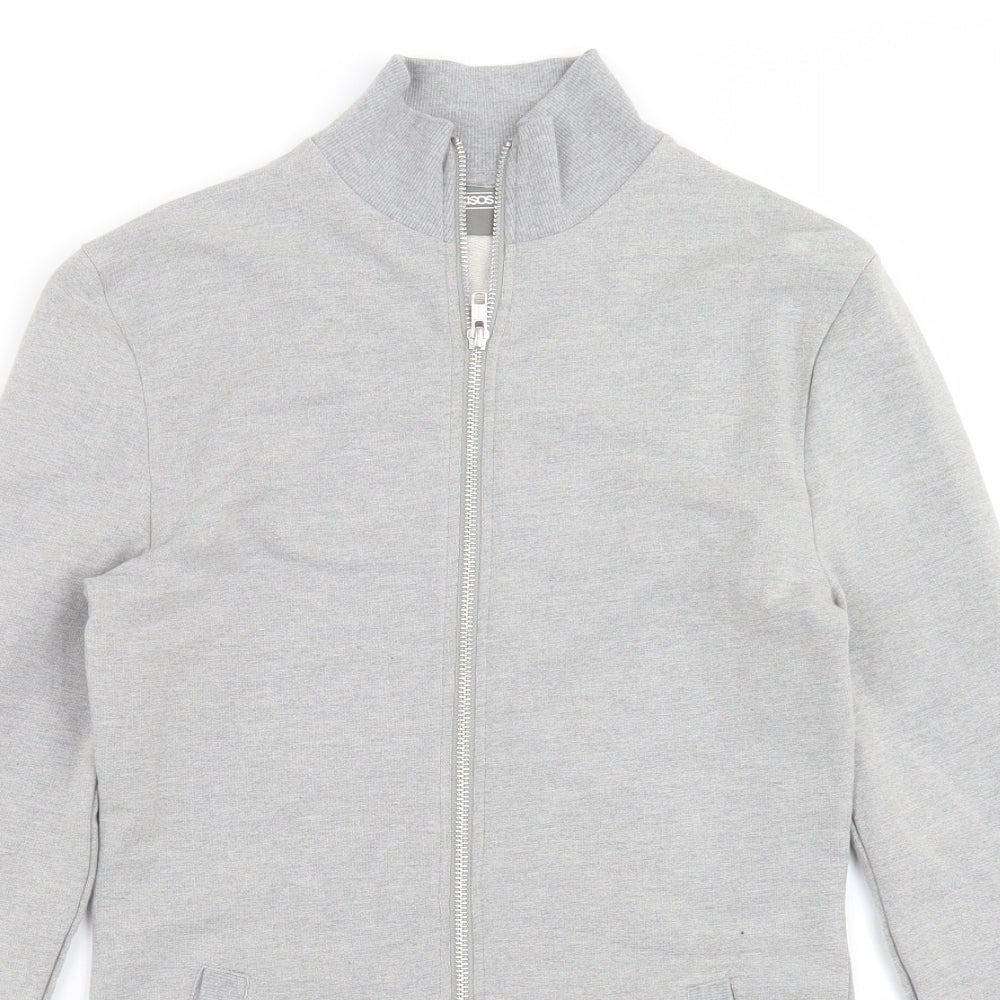 ASOS Mens Grey   Full Zip Jumper Size XS