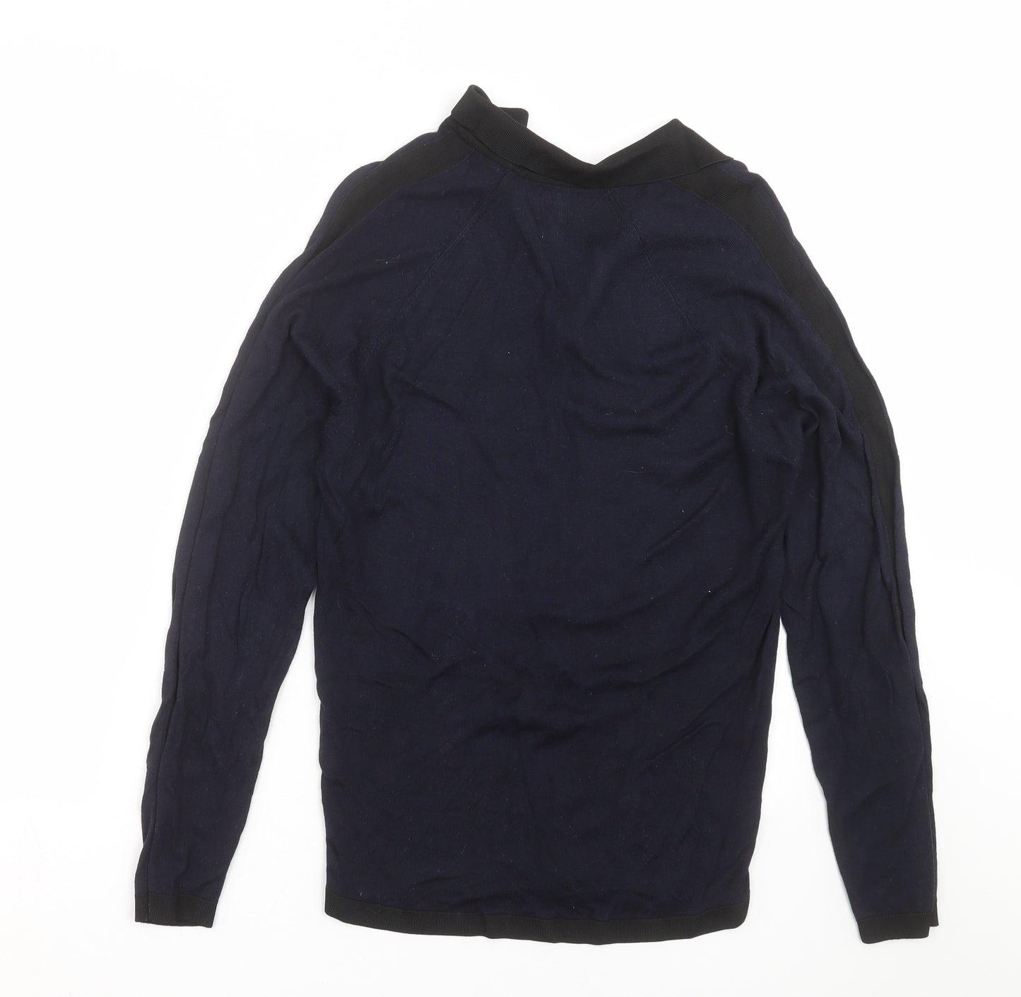 River Island Mens Blue  Knit Pullover Jumper Size M