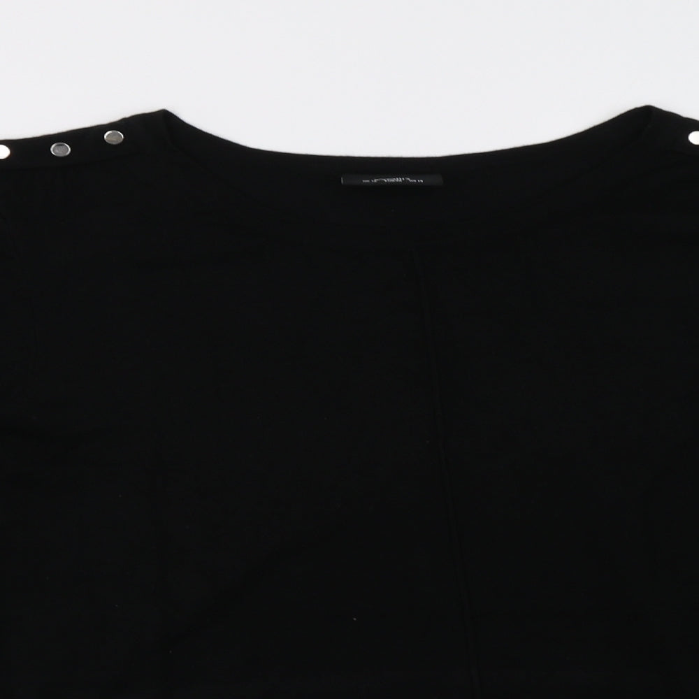 Wallis Womens Black   Pullover Sweatshirt Size 18