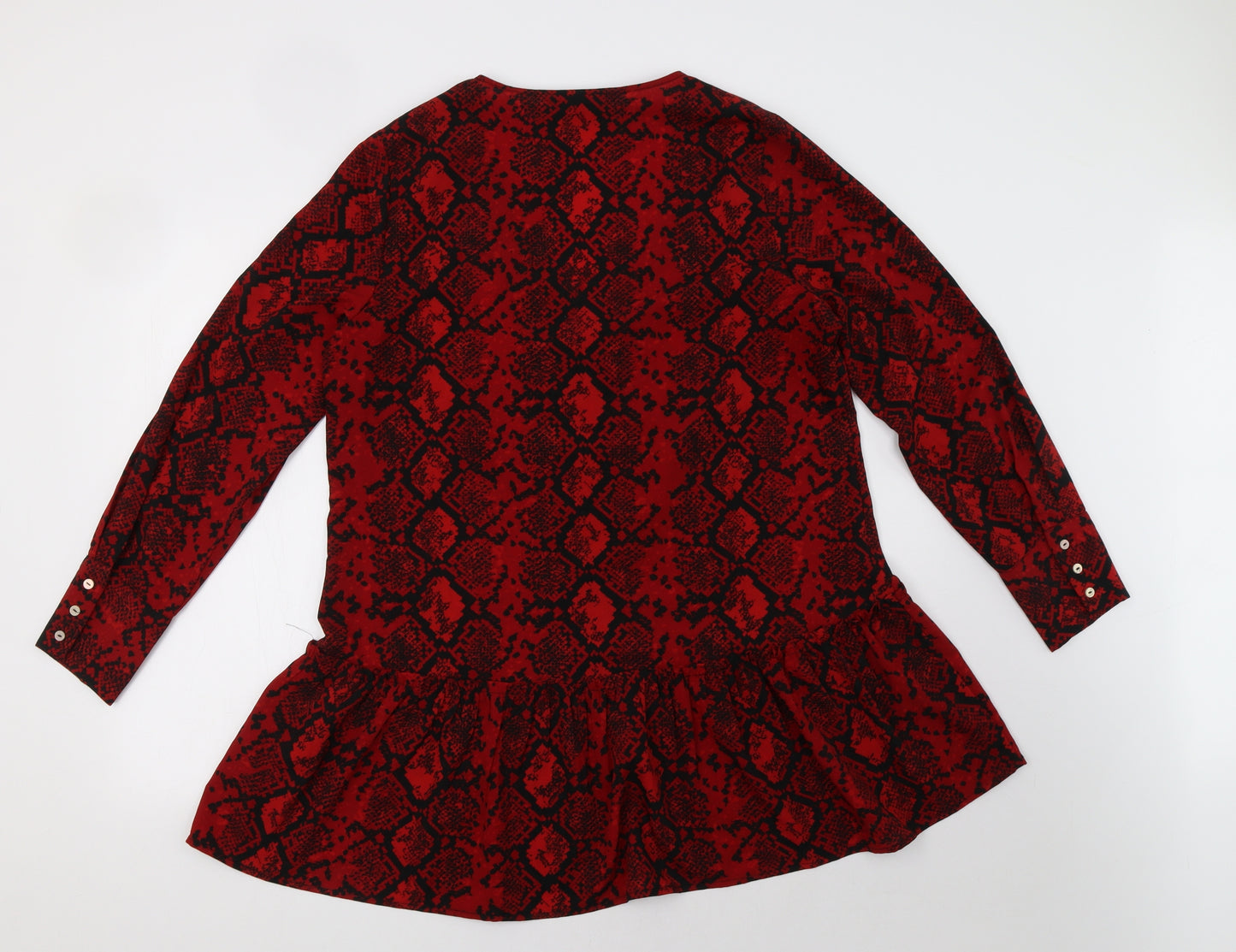 capsule Womens Red Animal Print  A-Line  Size 14