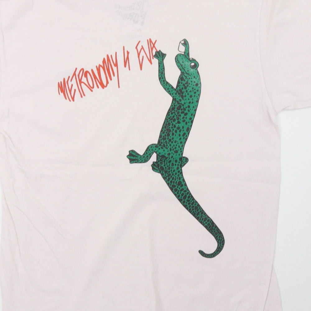 metronomy  Mens Beige    T-Shirt Size M