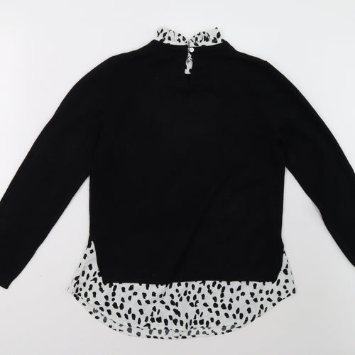Matalan Womens Black   Pullover Sweatshirt Size 10