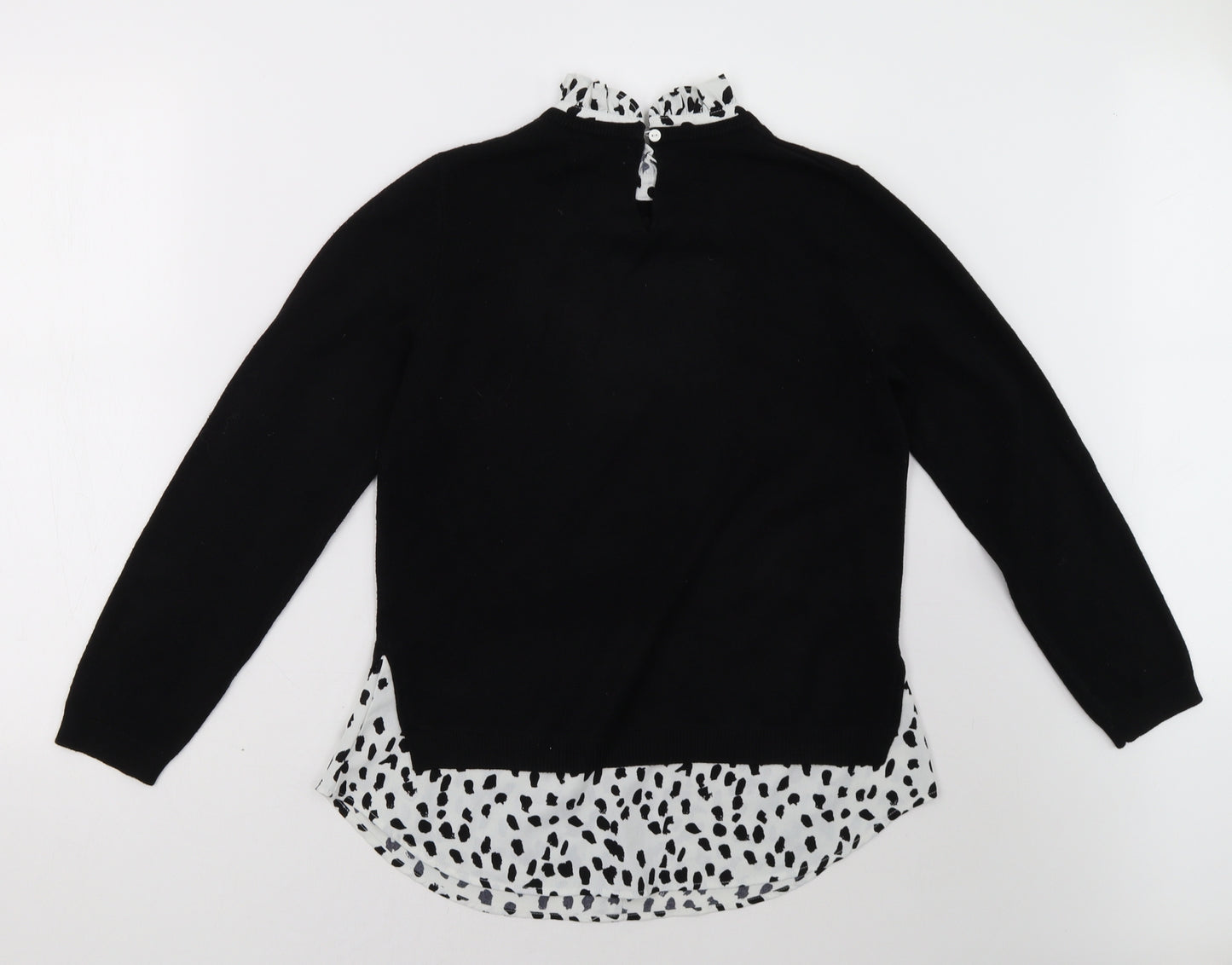 Matalan Womens Black   Pullover Sweatshirt Size 10